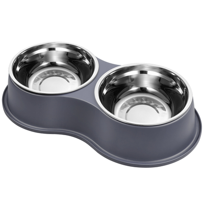 041 DOUBLE DOG BOWL
